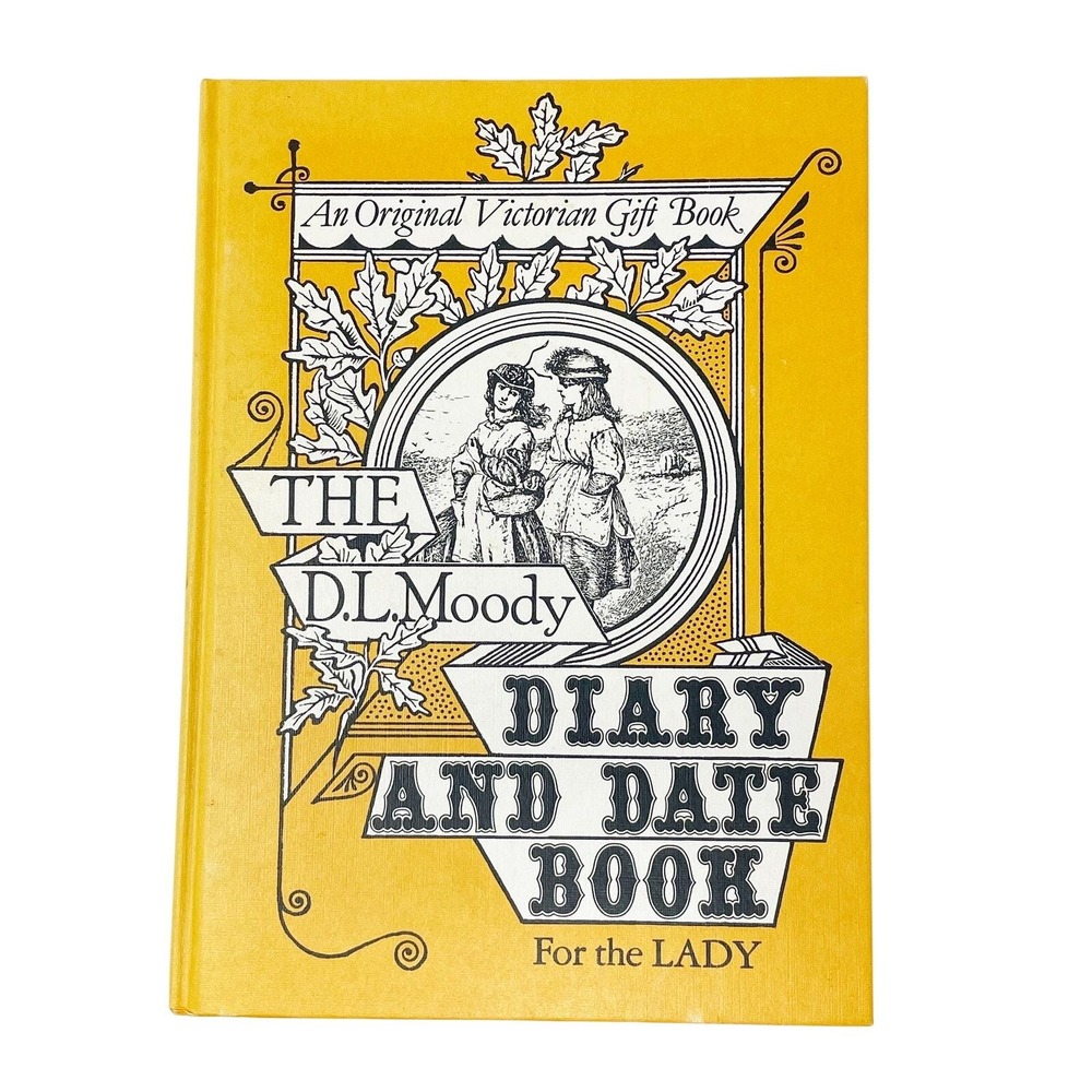 Vintage The D.L. Moody Diary and Date Book Victorian Gift Book 1979 RARE HTF
